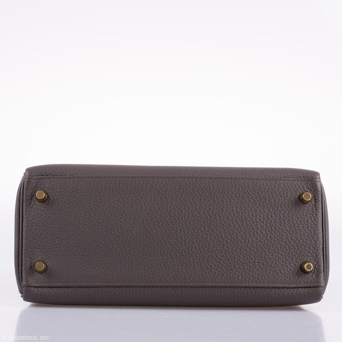 Hermes Kelly 28 Retourne Etain Togo Leather Gold Hardware Hermes