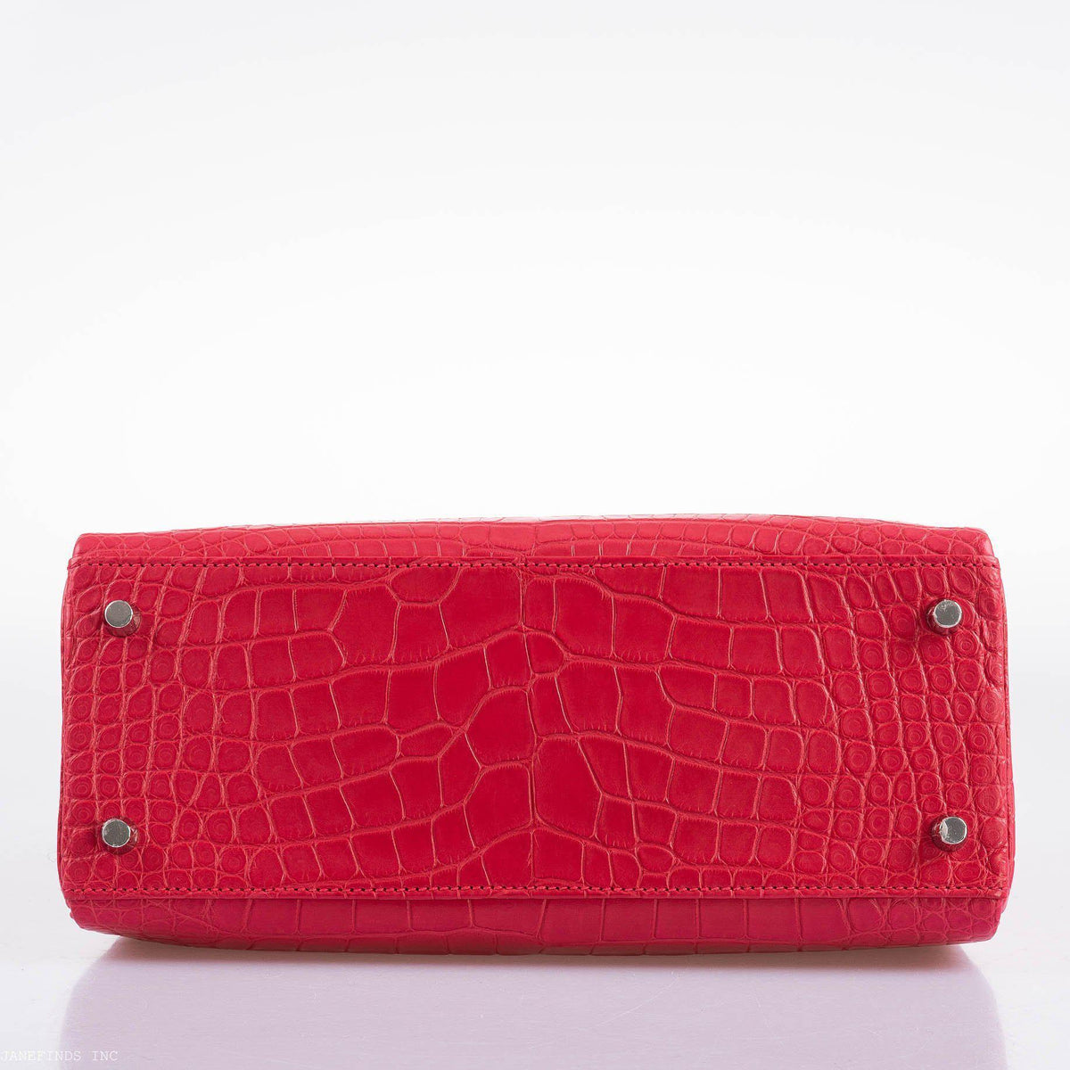 Hermes Kelly 28 Retourne Rose Extreme Matte Alligator with Palladium Hardware Hermes