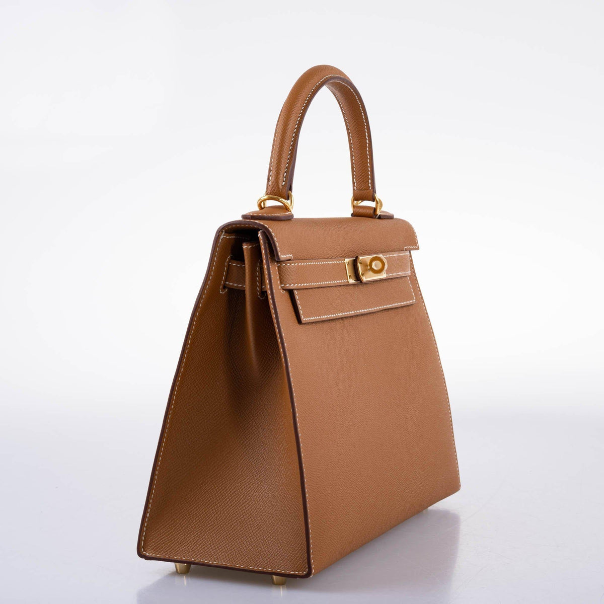 Hermes Kelly 28 Sellier Gold Epsom with Gold Hardware Hermes