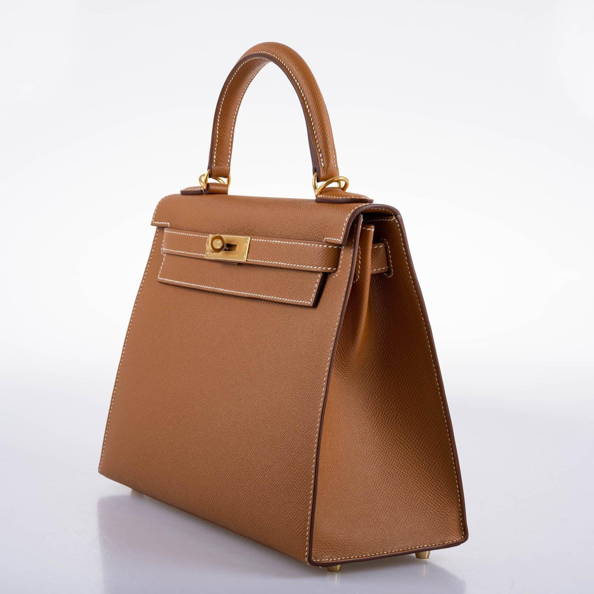 Hermes Kelly 28 Sellier Gold Epsom with Gold Hardware Hermes