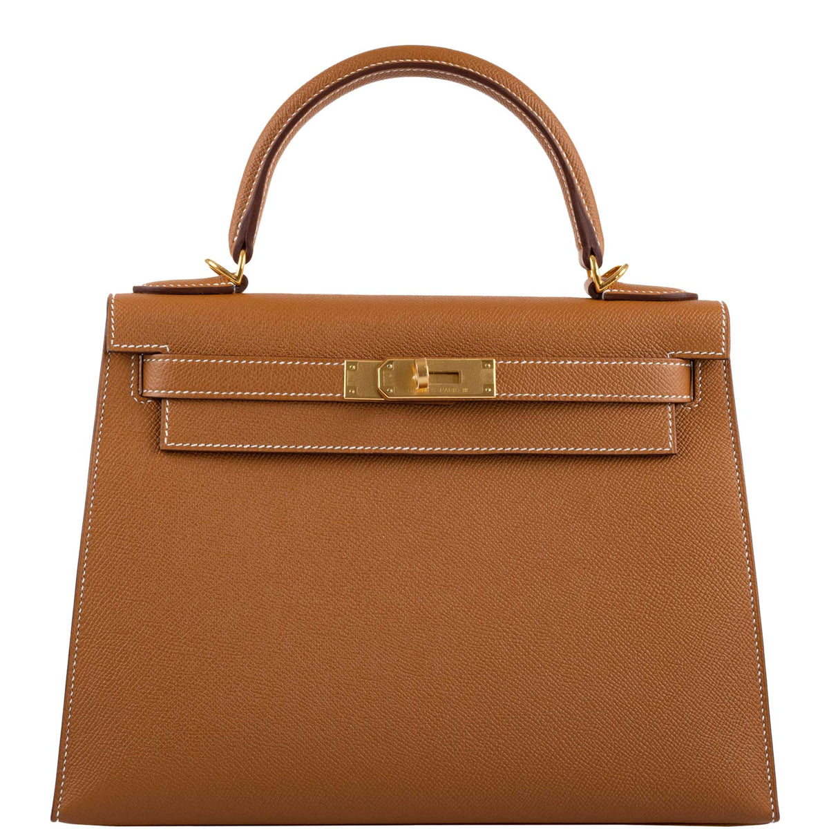 Hermes Kelly 28 Sellier Gold Epsom with Gold Hardware Hermes