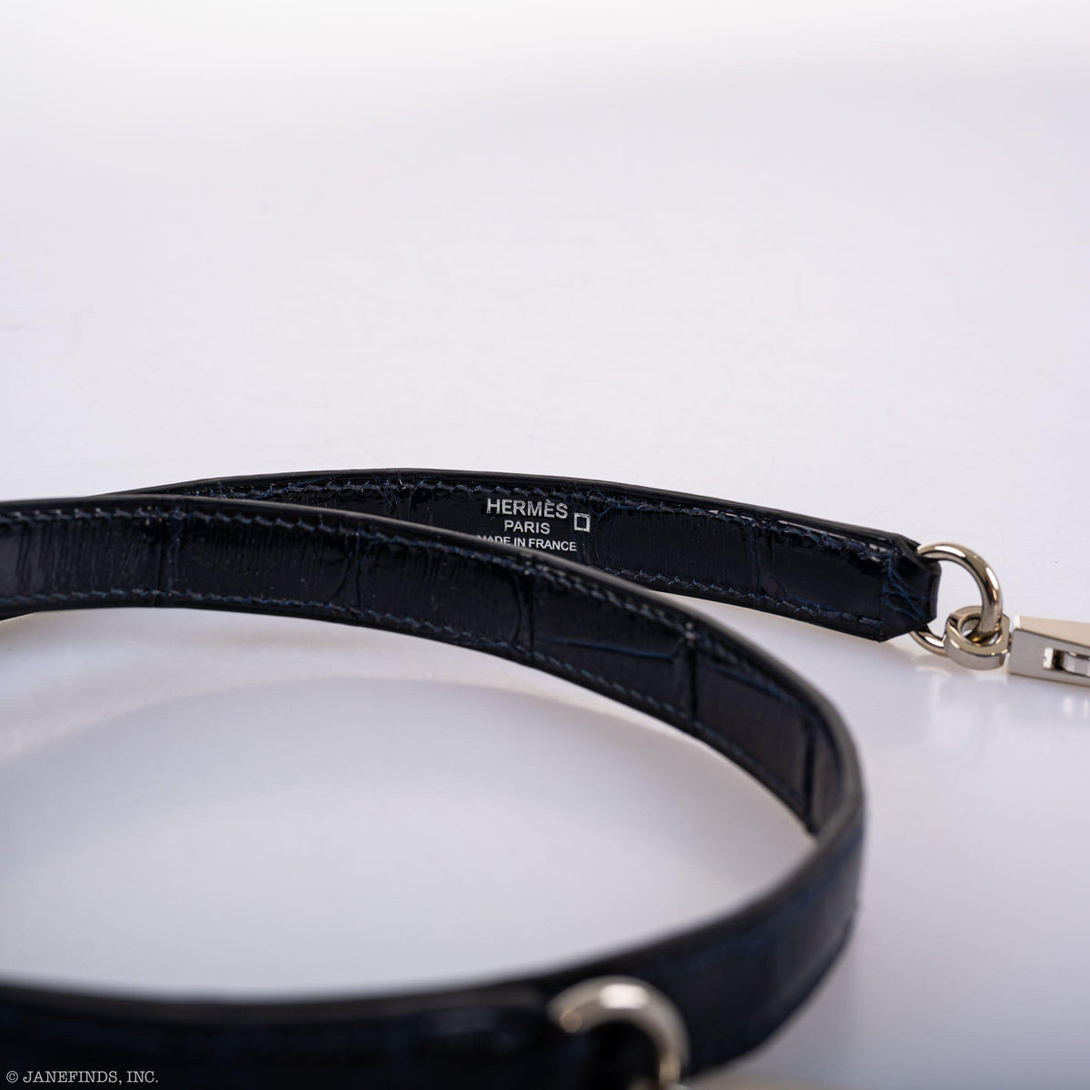Hermes Kelly 28 Sellier Verso Blue Marine Nilo Crocodile & Rose Scheherazade Palladium Hardware Hermes