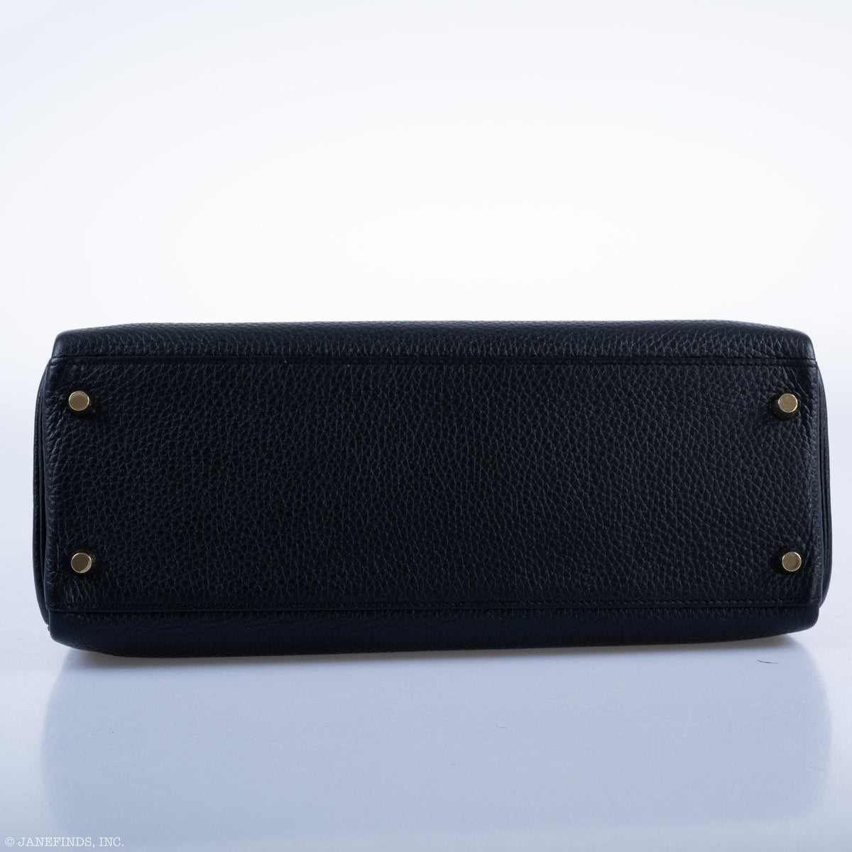 Hermes Kelly 32 Black Togo Gold Hardware Hermes