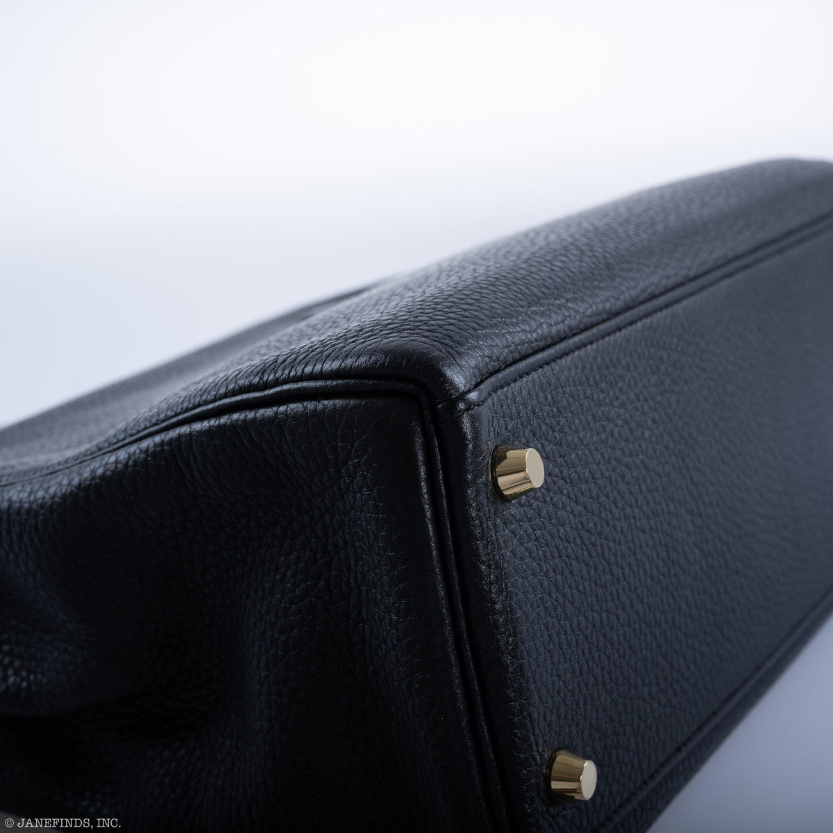 Hermes Kelly 32 Black Togo Gold Hardware Hermes