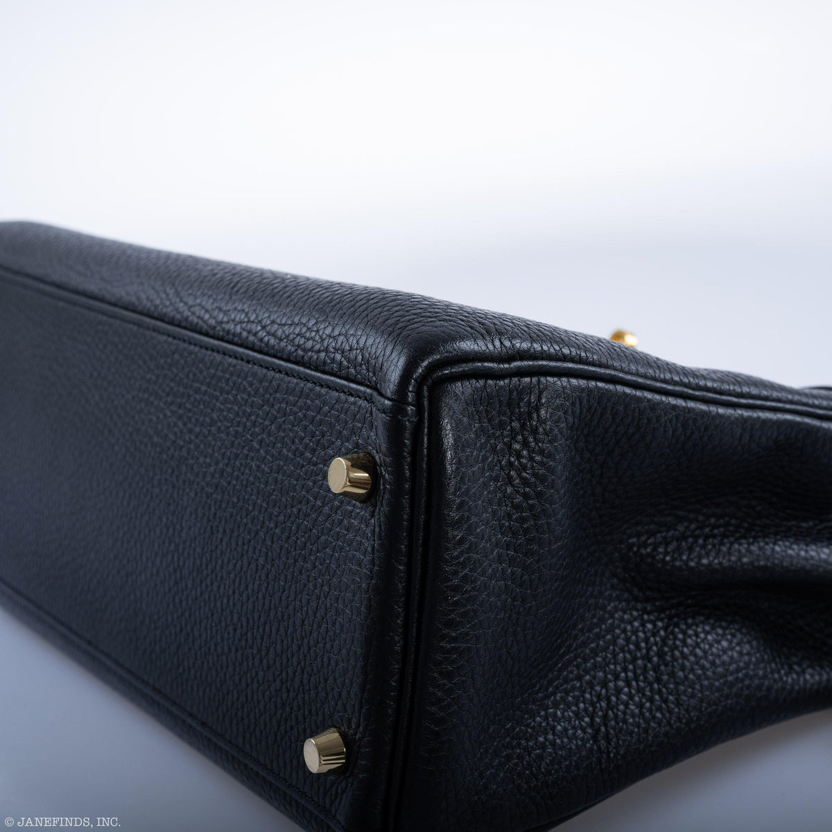 Hermes Kelly 32 Black Togo Gold Hardware Hermes