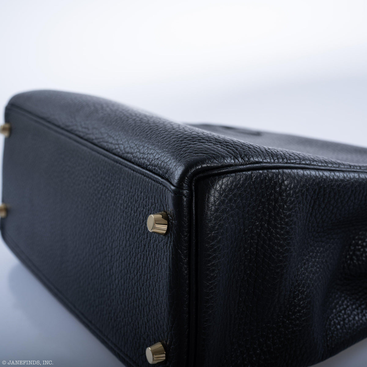 Hermes Kelly 32 Black Togo Gold Hardware Hermes