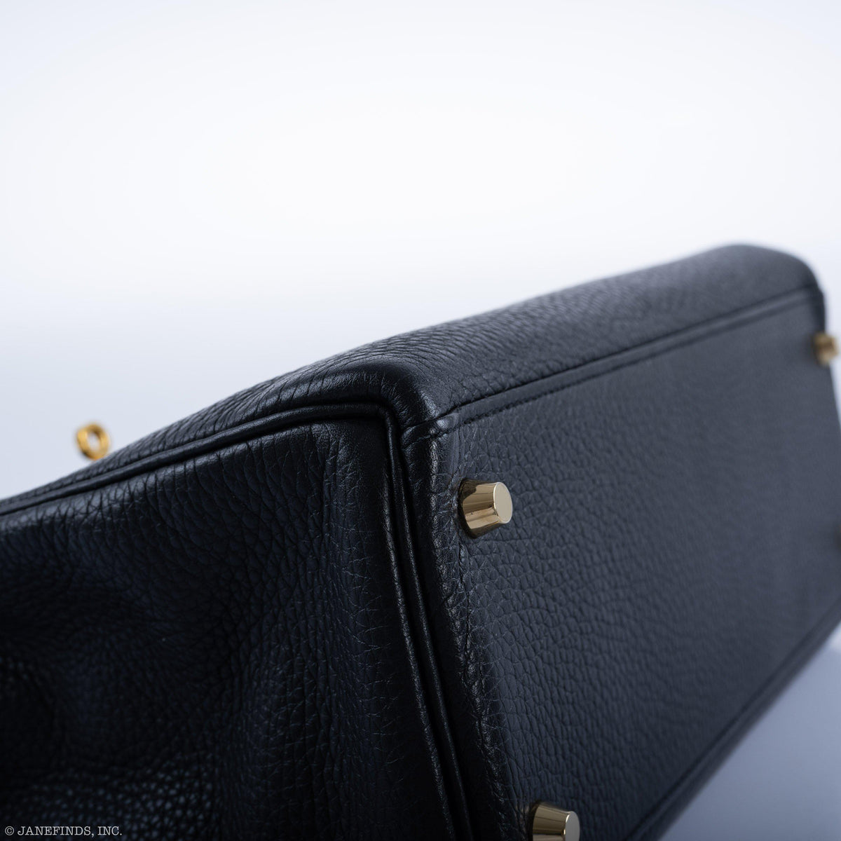 Hermes Kelly 32 Black Togo Gold Hardware Hermes
