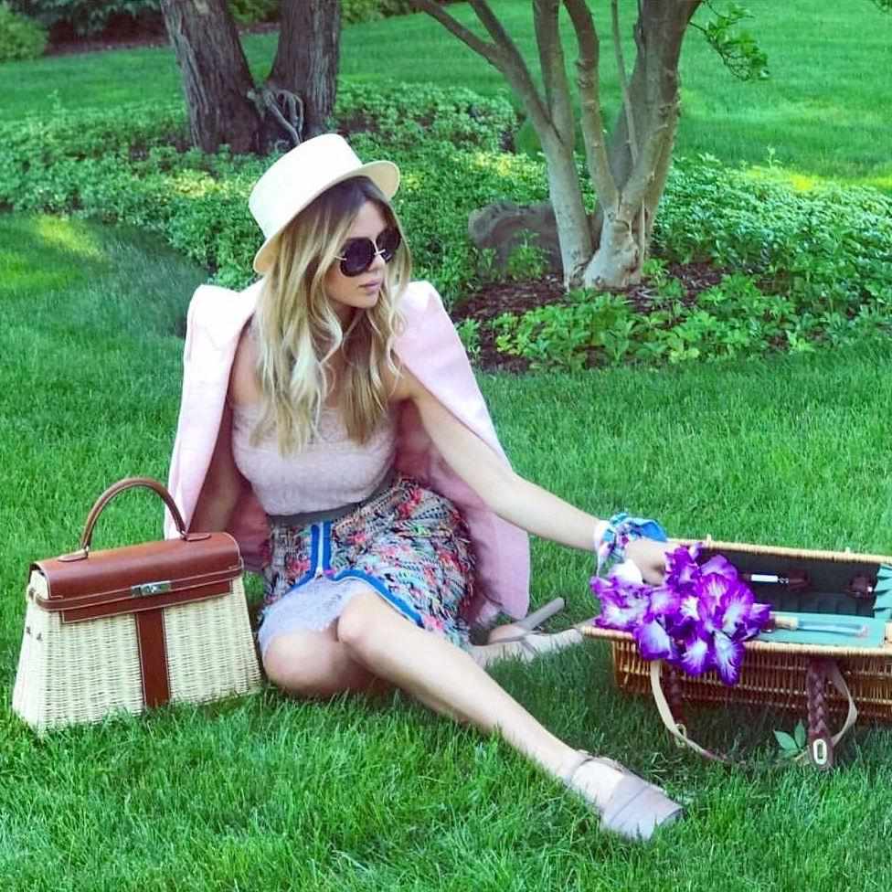 Hermes Kelly 35 Picnic, Wicker & Barenia leather Palladium Hardware Hermes