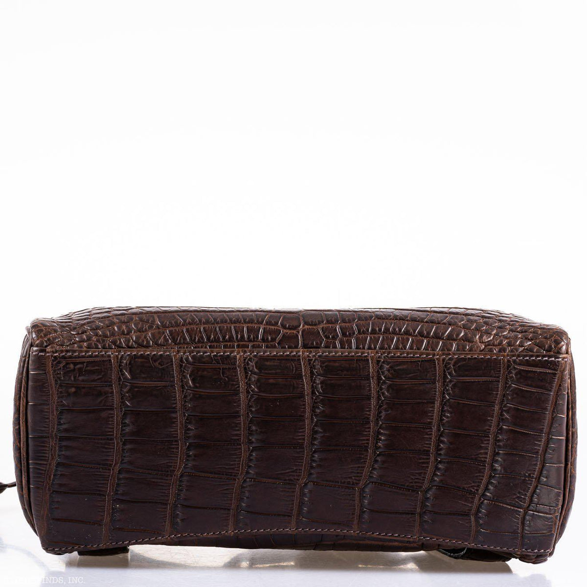 Hermes Kelly Ado 27 Matte Havane Nilo Crocodile with Palladium Hardware Hermes