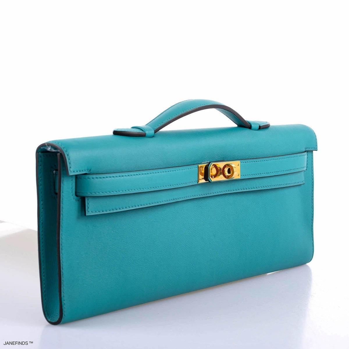 Hermes Kelly Cut Blue Paon Swift leather Gold Hardware Hermes