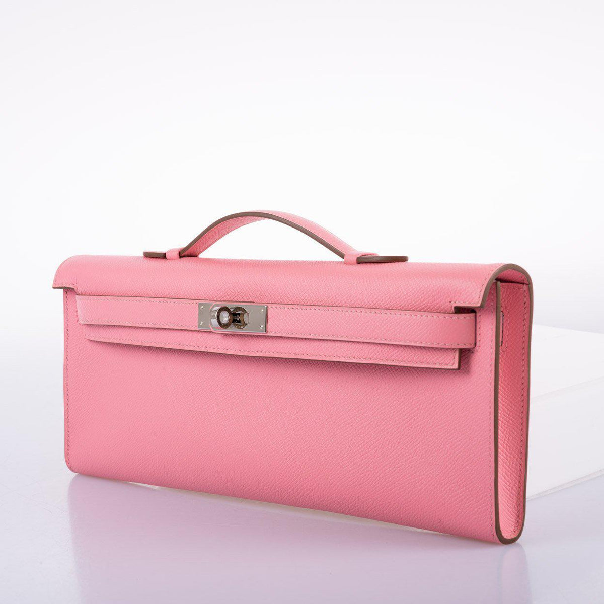Hermes Kelly Cut Rose Confetti Epsom leather Palladium Hardware Hermes