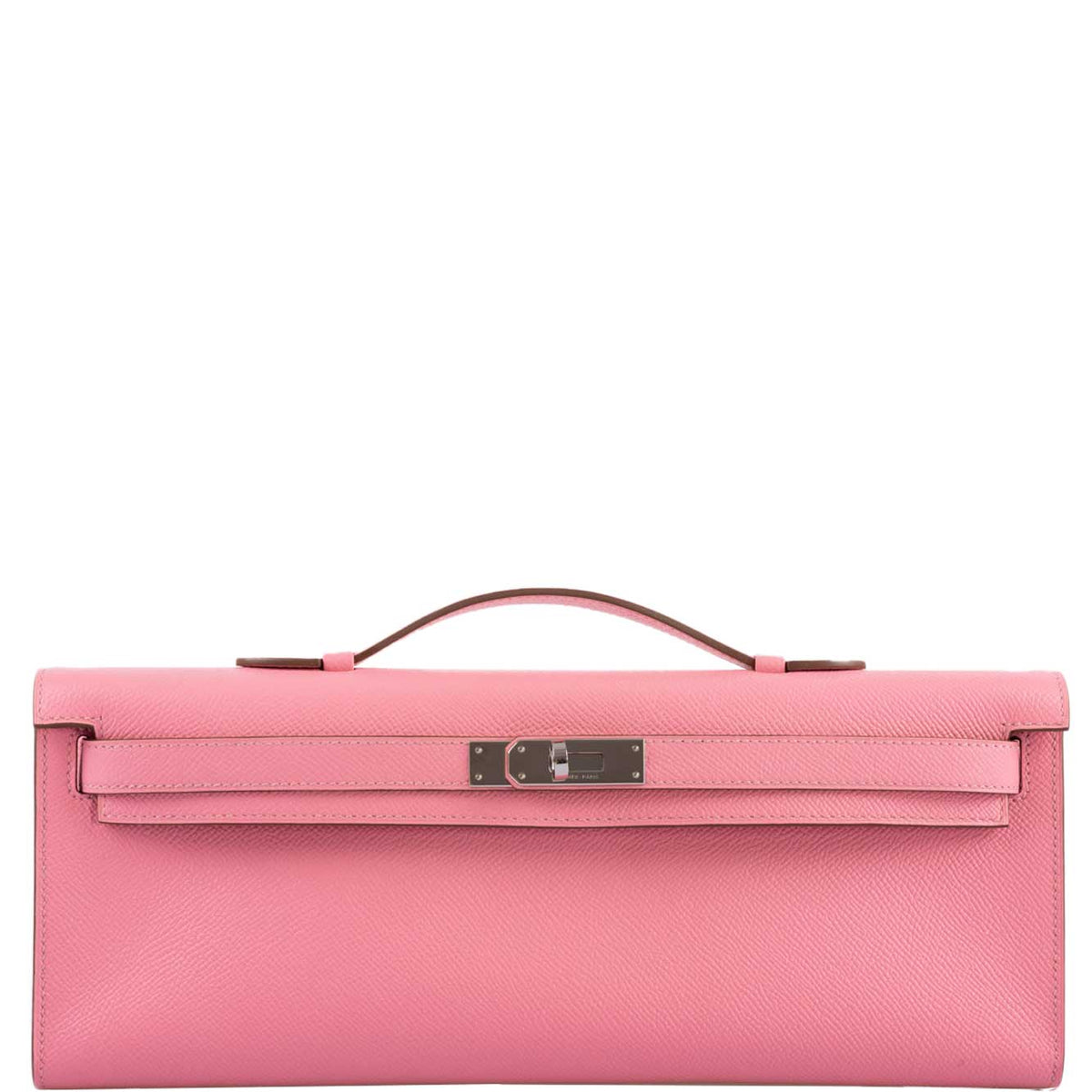 Hermes Kelly Cut Rose Confetti Epsom leather Palladium Hardware Hermes