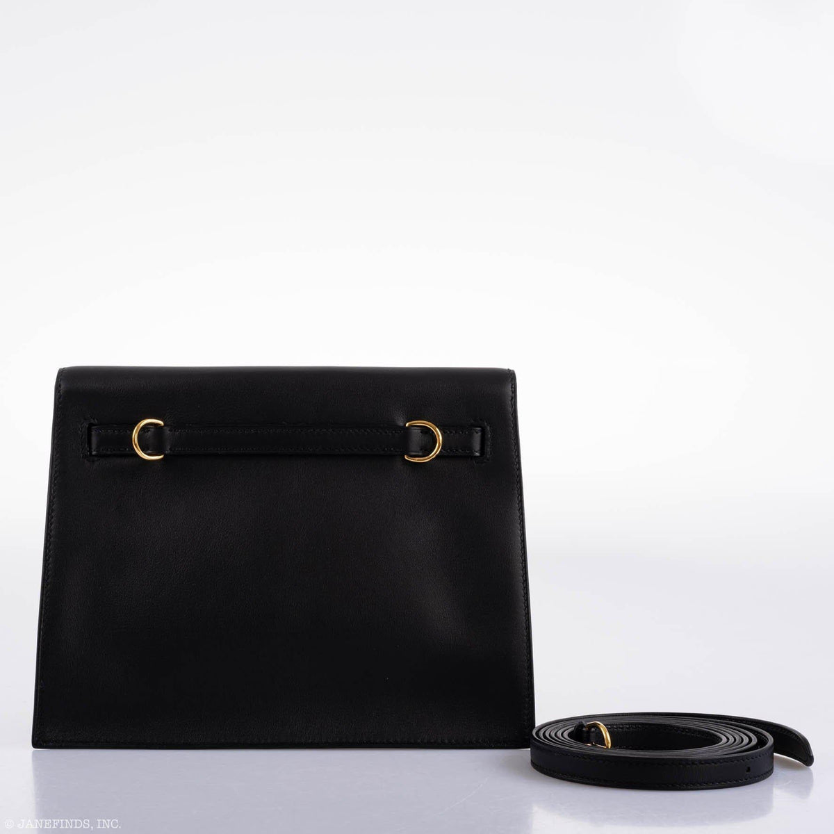 Hermes Kelly Danse II Black Swift with Gold Hardware Hermes