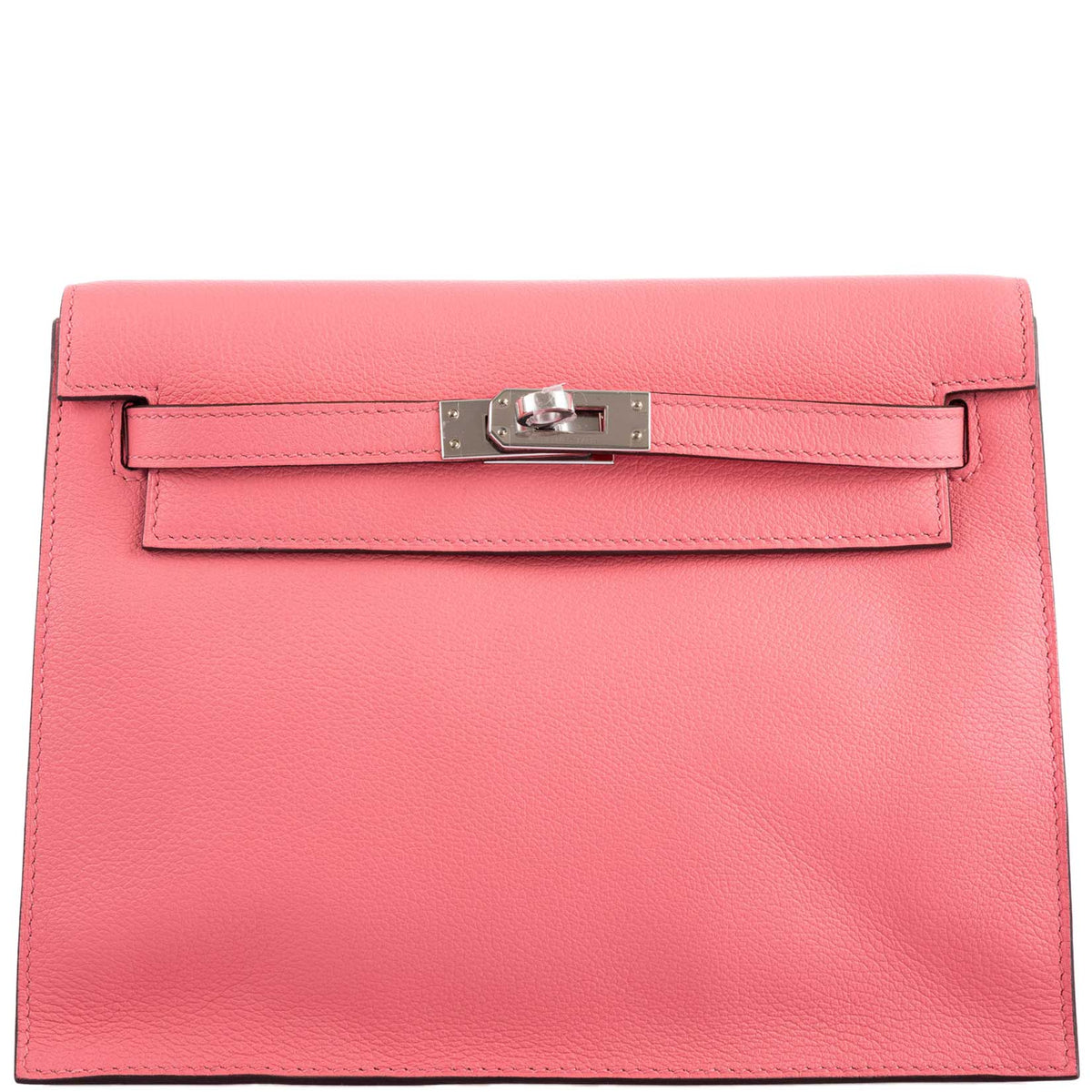 Hermes Kelly Danse II Rose D'ete Evercolor leather Palladium Hardware Hermes