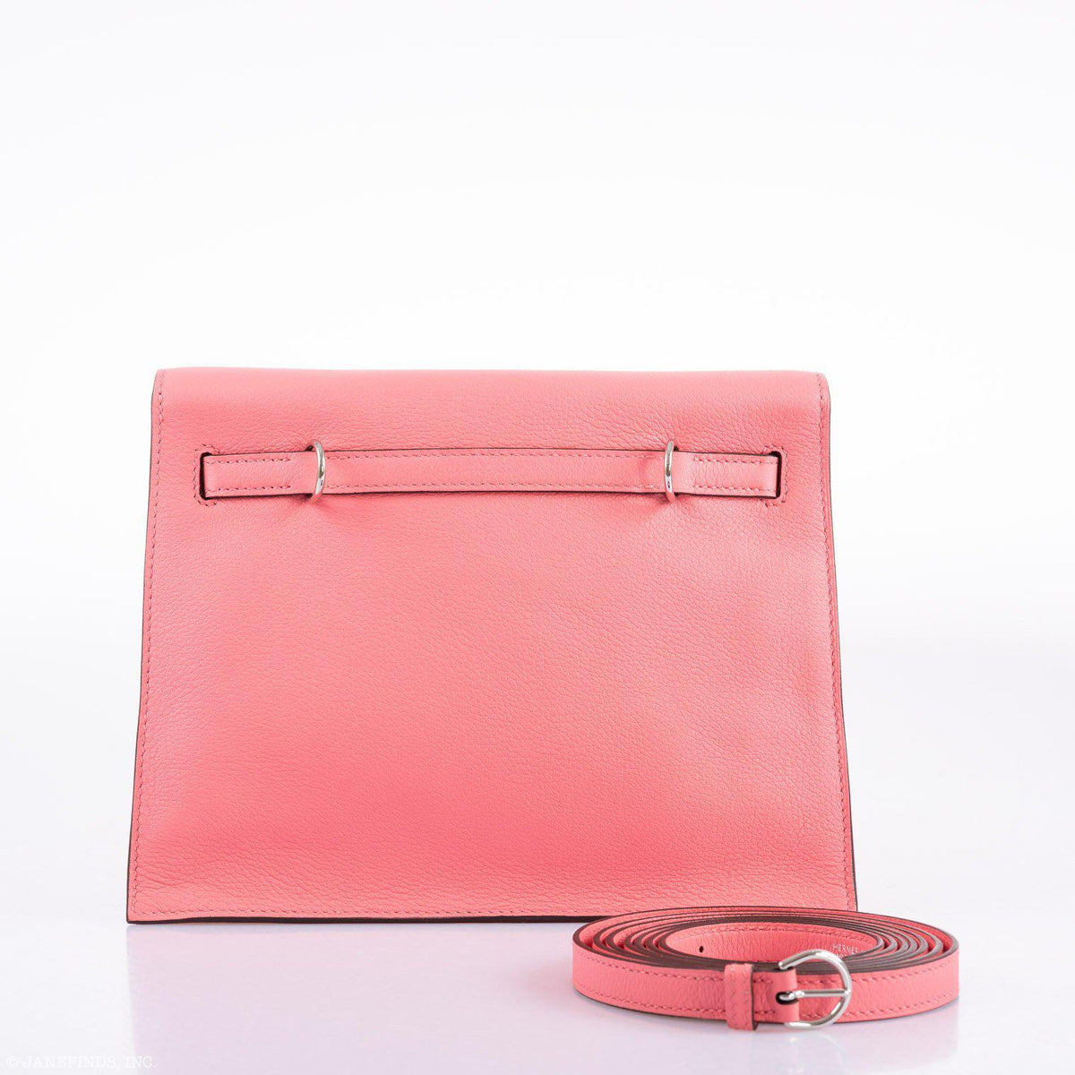 Hermes Kelly Danse II Rose D'ete Evercolor leather Palladium Hardware Hermes