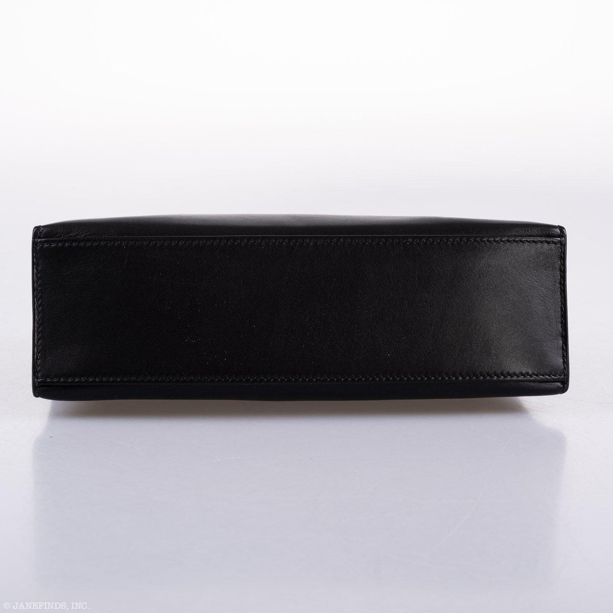 Hermes Kelly Mini Pochette Black Swift with Palladium Hardware Hermes
