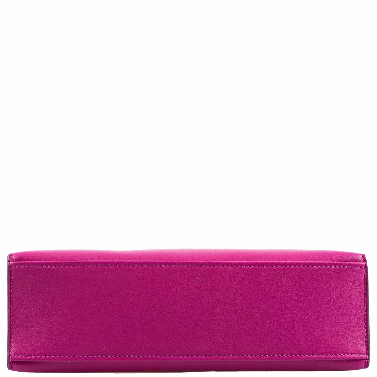 Hermes Kelly Mini Pochette Rose Pourpre Swift Palladium Hardware Hermes