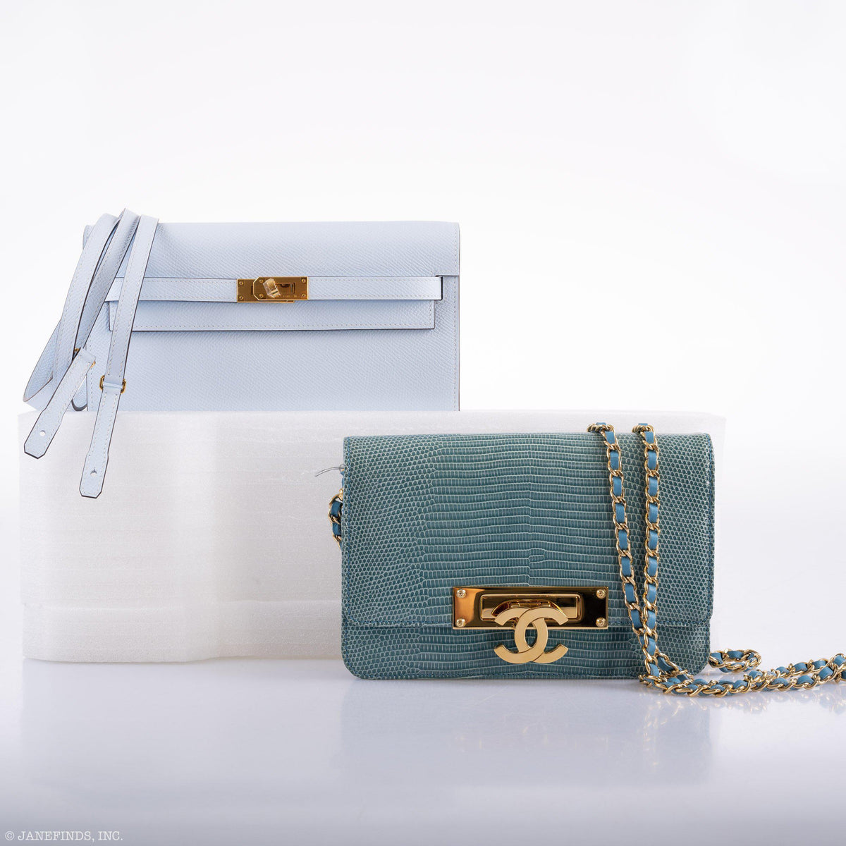 Hermes Kelly Wallet To Go Blue Brume Epsom Gold Hardware Hermes