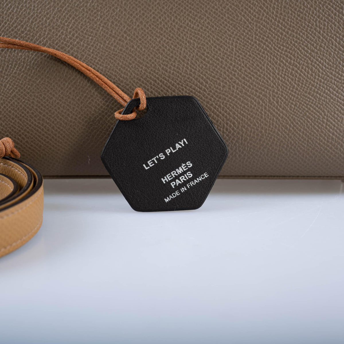 Hermes Limited Edition Sellier Kelly 25 Etoupe, Alezan & Biscuit Epsom with Palladium Hardware Hermes