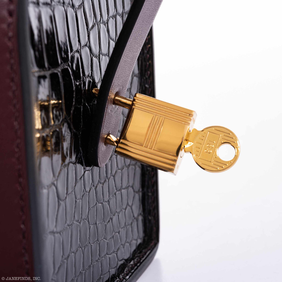 Hermes Minaudière Robot petit h Bag Blue Electric & Black Porosus Crocodile Golden Brass Hardware Hermes