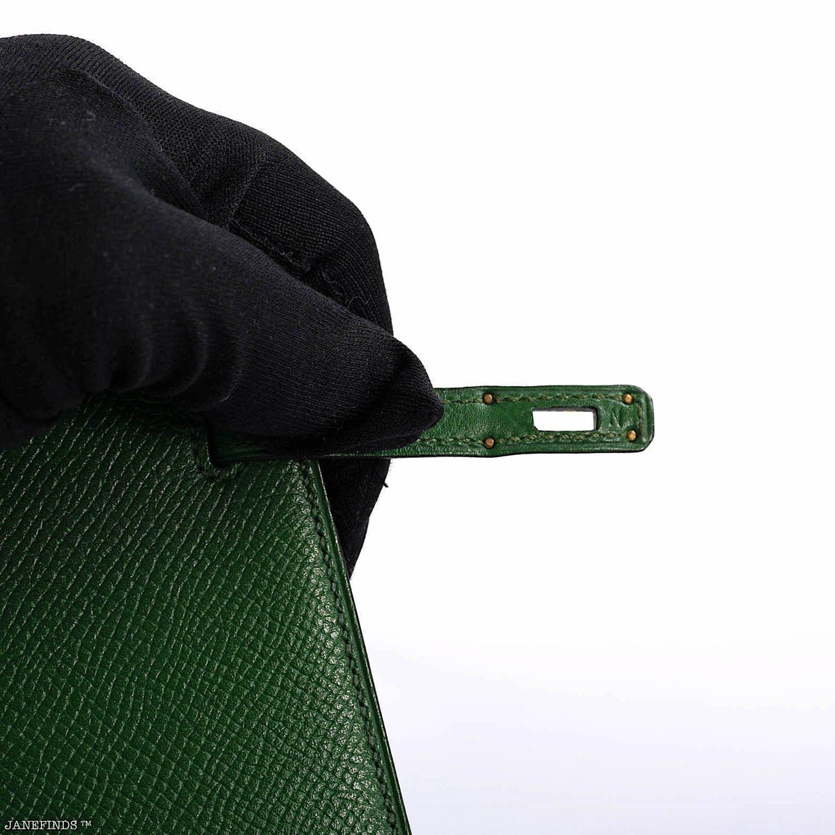 Hermes Mini Kelly 15 Vert Clair Courchevel with Gold Hardware Hermes