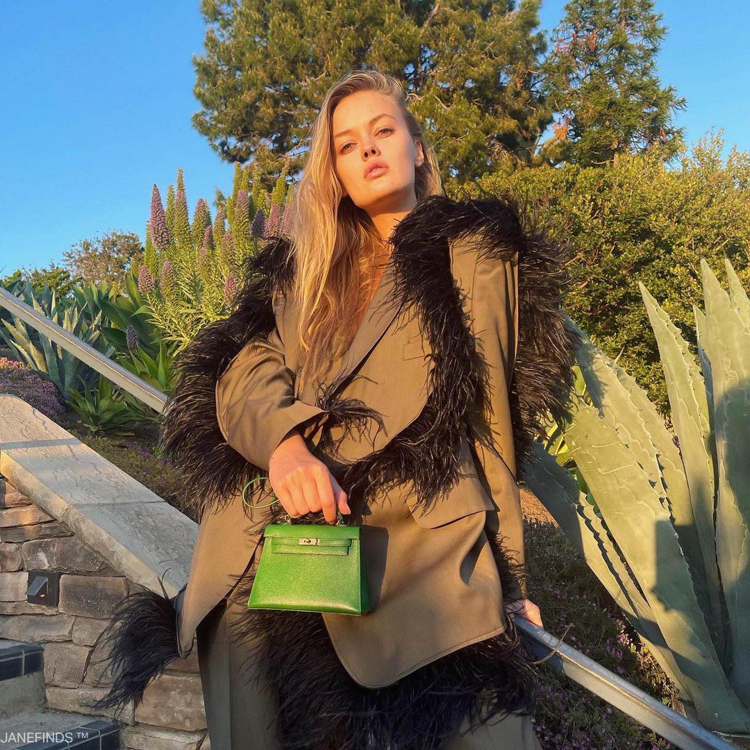 Hermes Mini Kelly 15 Vert Clair Courchevel with Gold Hardware Hermes
