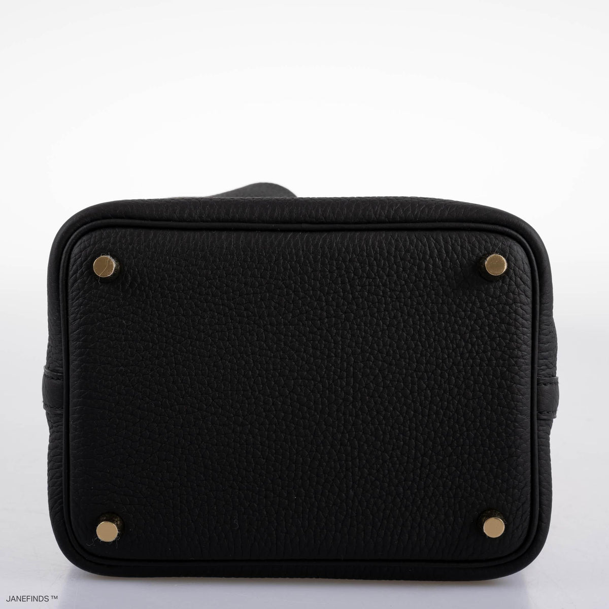 Hermes Picotin Lock Touch 18 PM Black Taurillon Clemence & Matte Alligator Gold Hardware Hermes