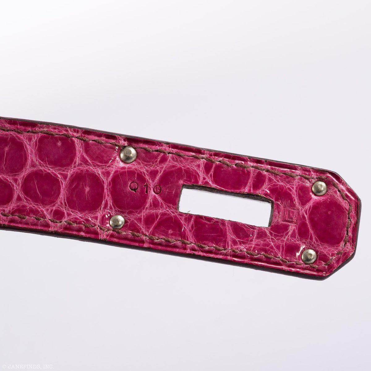 Hermes Shoulder Birkin 42 JPG Fuchsia Porosus Crocodile Palladium Hardware Hermes