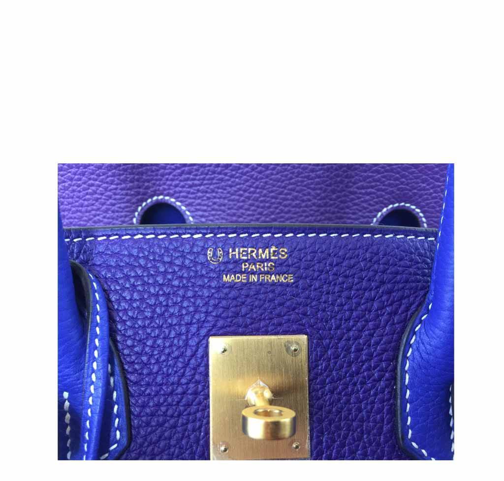 Hermès Tri-Color Birkin Bag - Special Order Crowned Bag