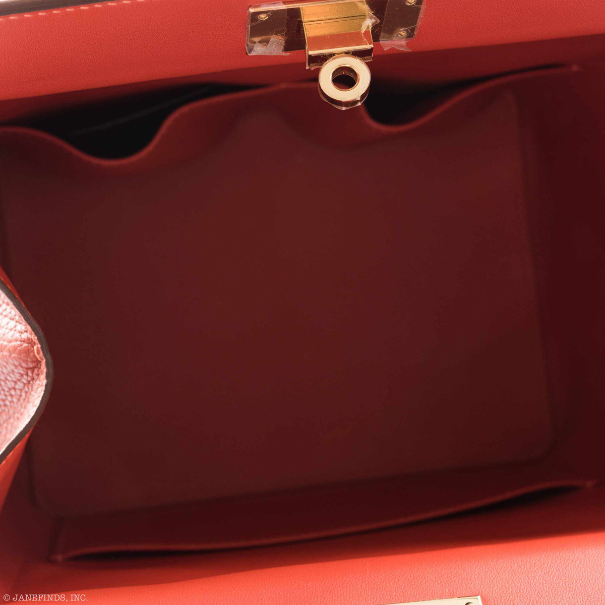 Hermes Toolbox Puzzle 20 Matte Sanguine Niloticus Crocodile & Clemence Permabrass Hardware Hermes