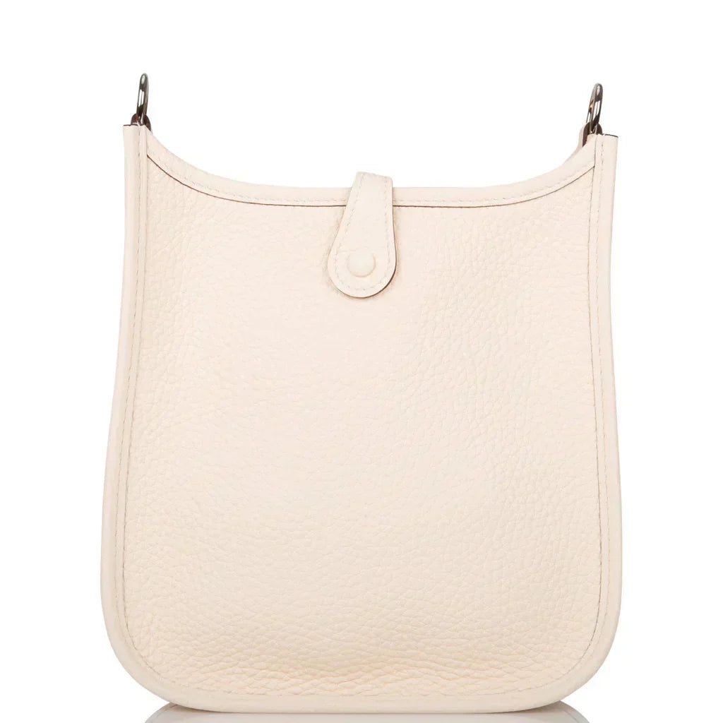 Hermes Evelyne TPM Nata Clemence Palladium Hardware Crowned Bag