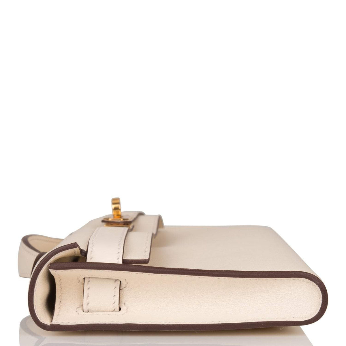 Hermes Kelly Cut Nata Swift Gold Hardware Crowned Bag