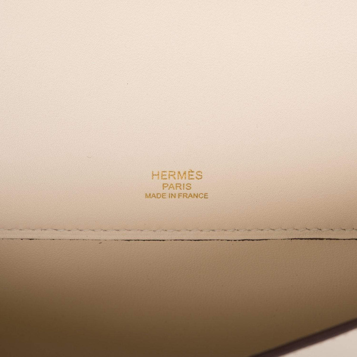 Hermes Kelly Cut Nata Swift Gold Hardware Crowned Bag