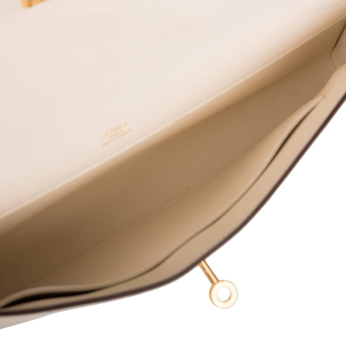 Hermes Kelly Cut Nata Swift Gold Hardware Crowned Bag