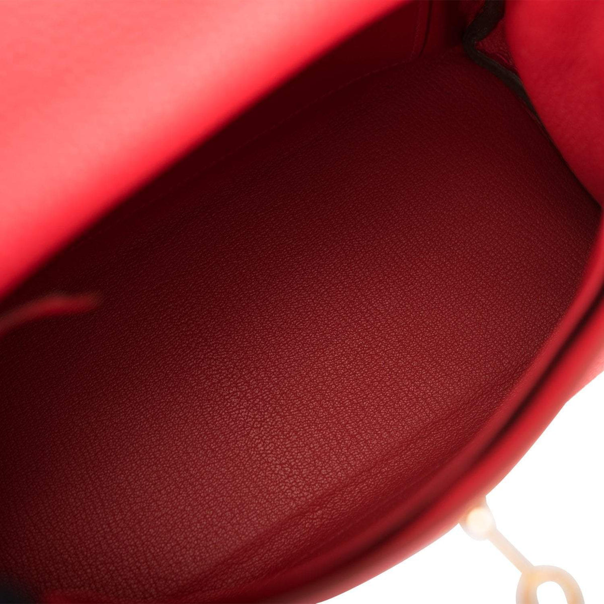 Hermes Kelly Retourne 25 Rouge Casaque Togo Gold Hardware Crowned Bag