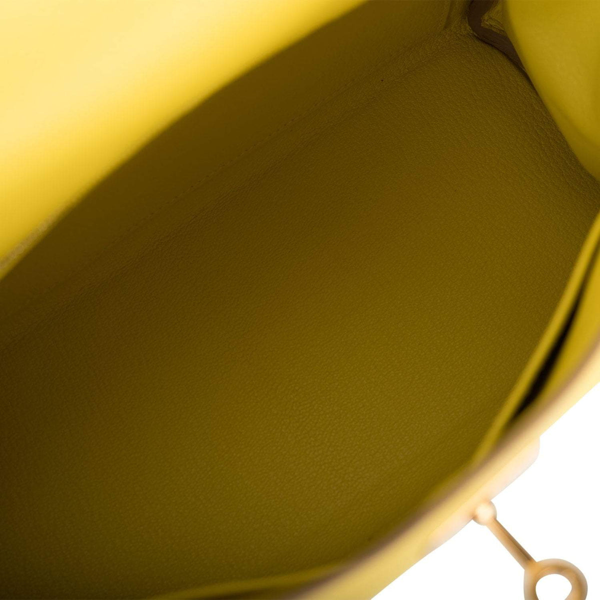 Hermes Kelly Retourne 28 Lime Evercolor Gold Hardware Crowned Bag