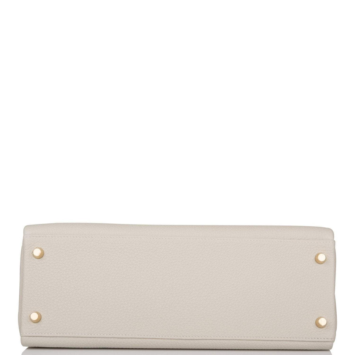 Hermes Kelly Retourne 32 Gris Perle Togo Gold Hardware Crowned Bag