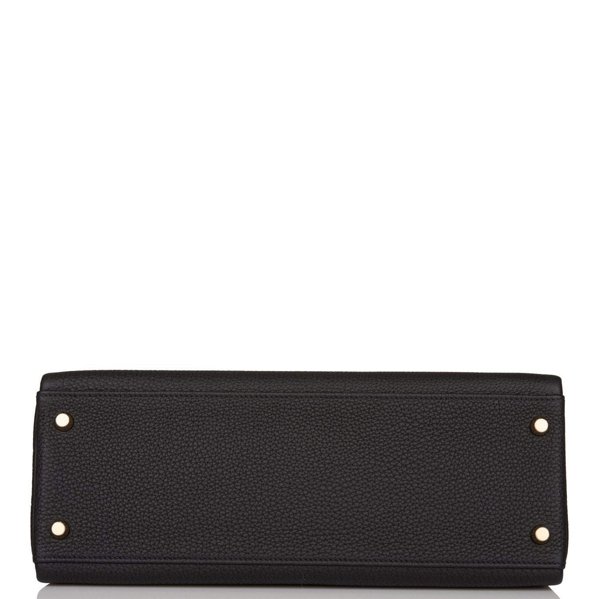 Hermes Kelly Retourne 32cm Black Togo Gold Hardware Crowned Bag