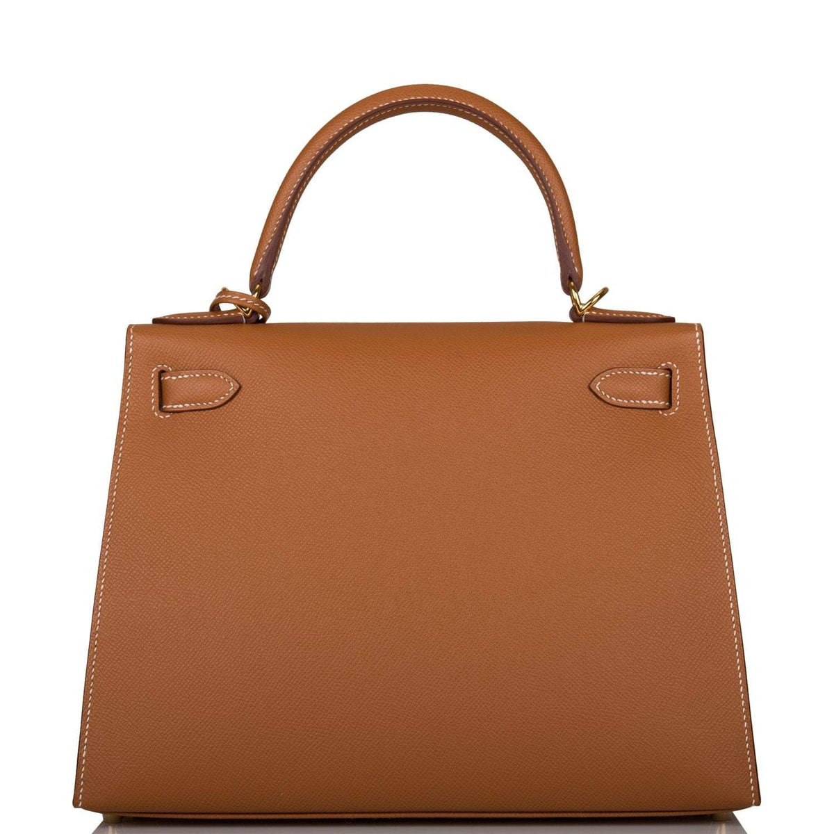 Hermes Kelly Sellier 28 Gold Epsom Gold Hardware Crowned Bag