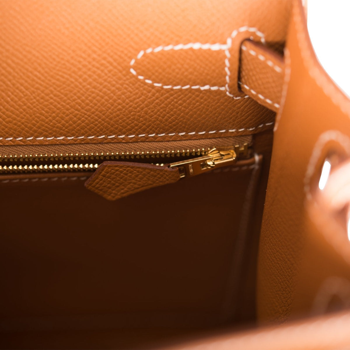 Hermes Kelly Sellier 28 Gold Epsom Gold Hardware Crowned Bag