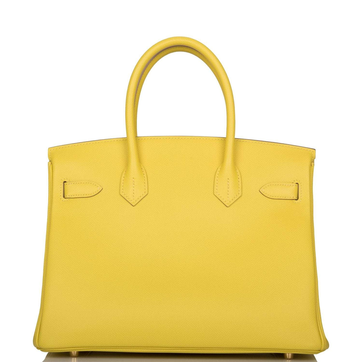 Hermes Lime Epsom Birkin 30cm Gold Hardware Crowned Bag