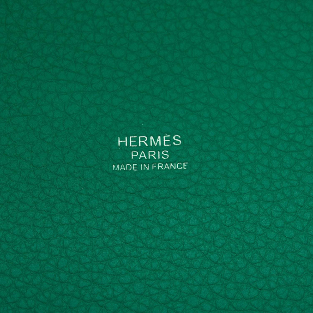 Hermes Menthe Clemence Picotin Lock 18cm Palladium Hardware Crowned Bag