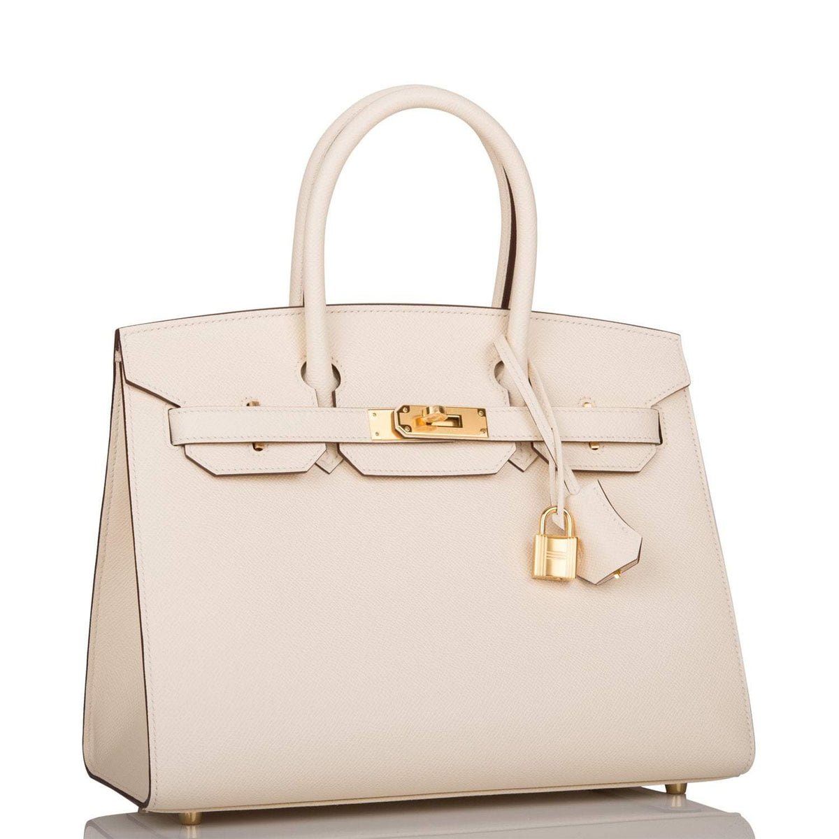Hermes Nata Epsom Sellier Birkin 30cm Gold Hardware Crowned Bag