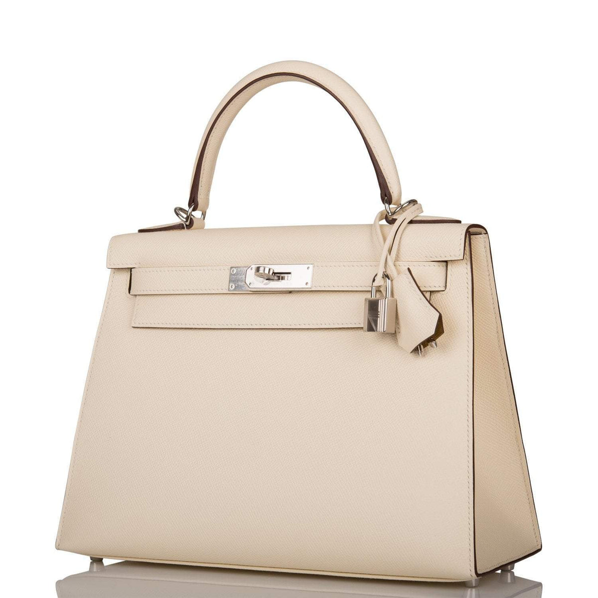 Hermes Nata Verso Epsom Sellier Kelly 28cm Palladium Hardware Crowned Bag