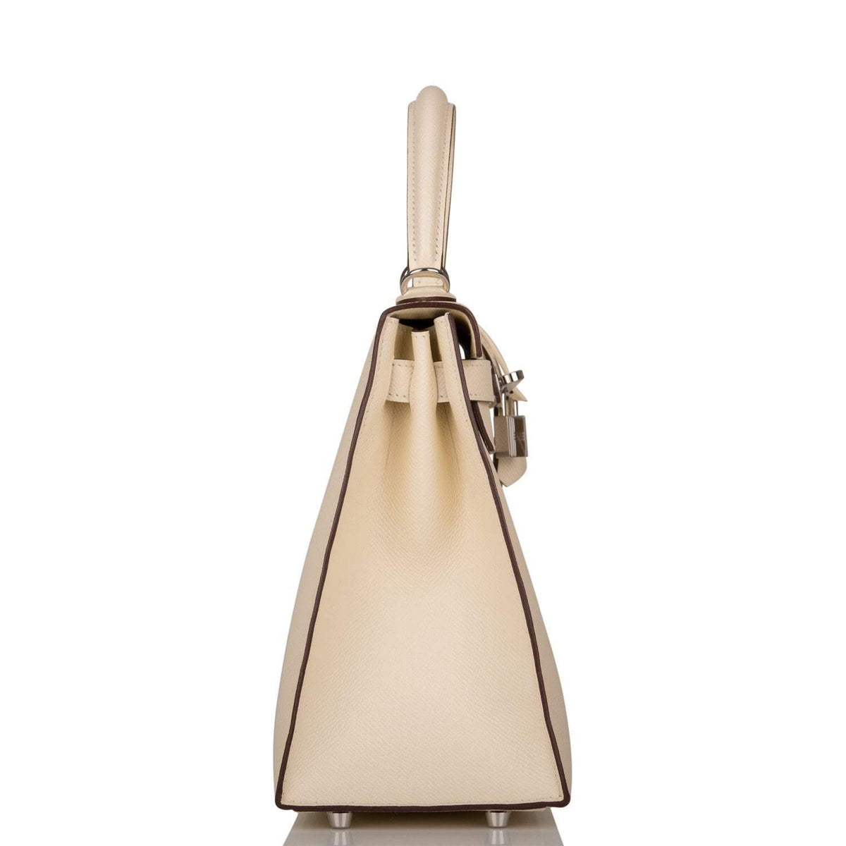 Hermes Nata Verso Epsom Sellier Kelly 28cm Palladium Hardware Crowned Bag