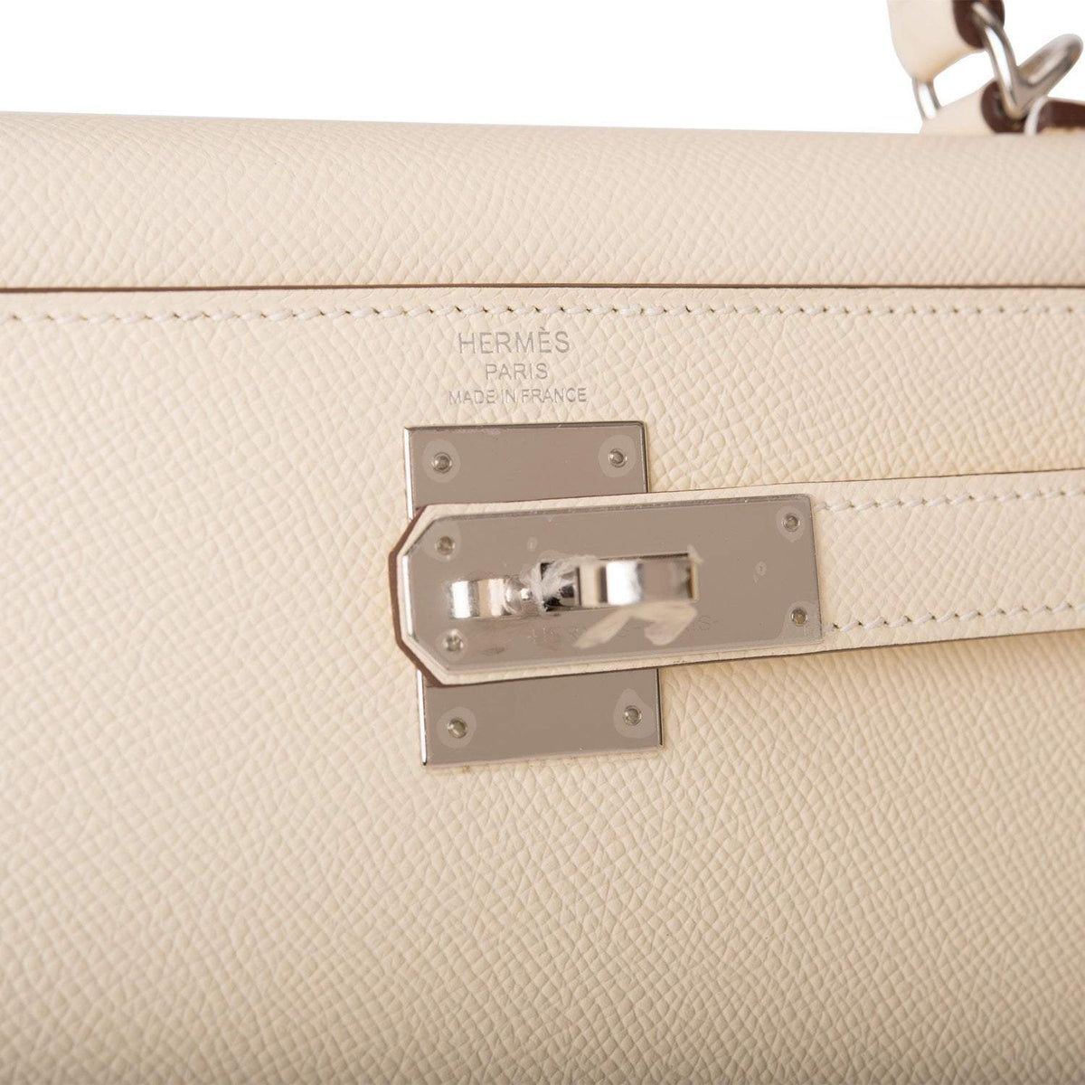 Hermes Nata Verso Epsom Sellier Kelly 28cm Palladium Hardware Crowned Bag