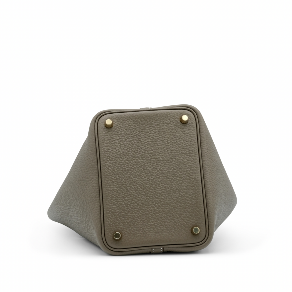 Hermes Picotin Lock 18 Clemence Etoupe Crowned Bag