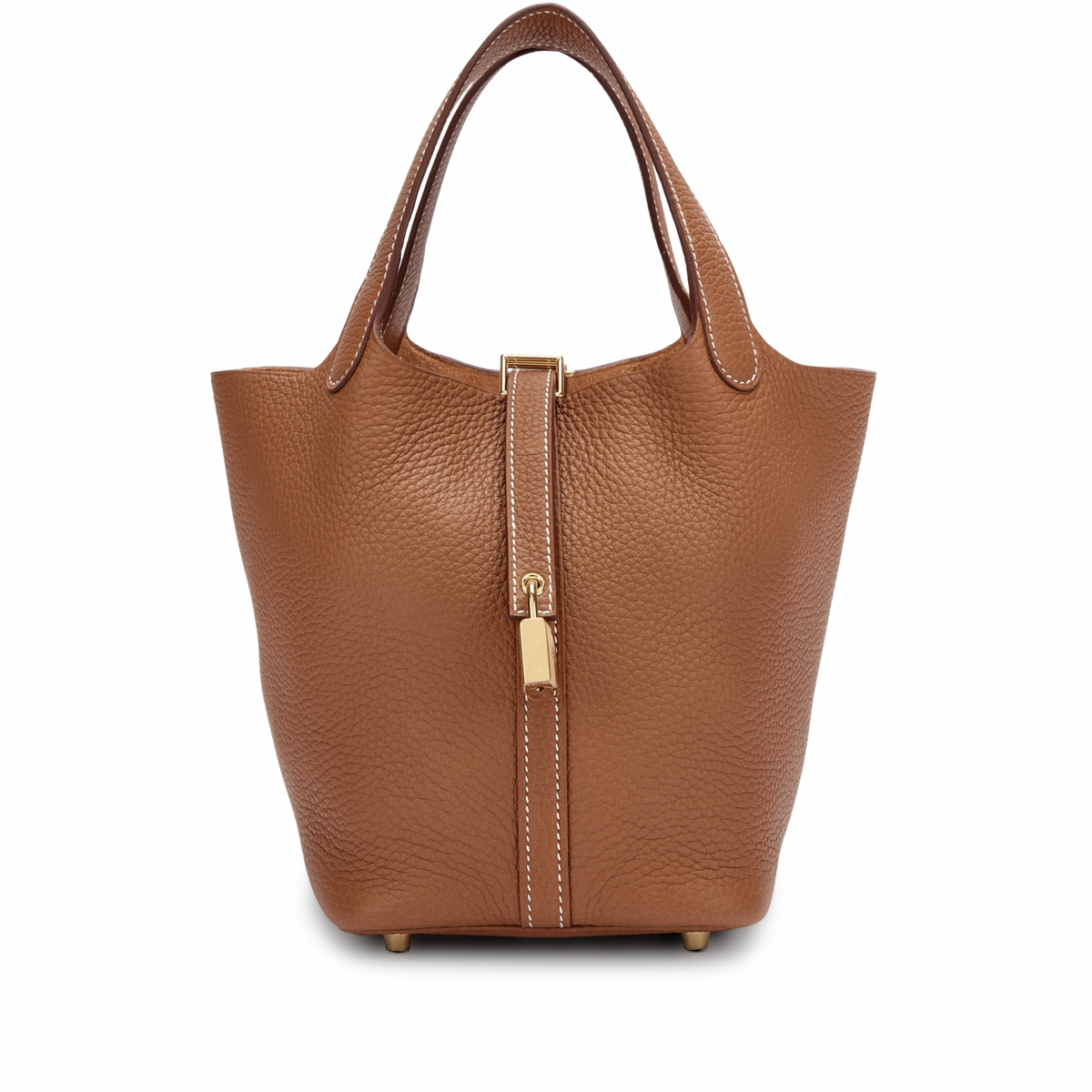 Hermes Picotin Lock 18 Clemence Gold Crowned Bag