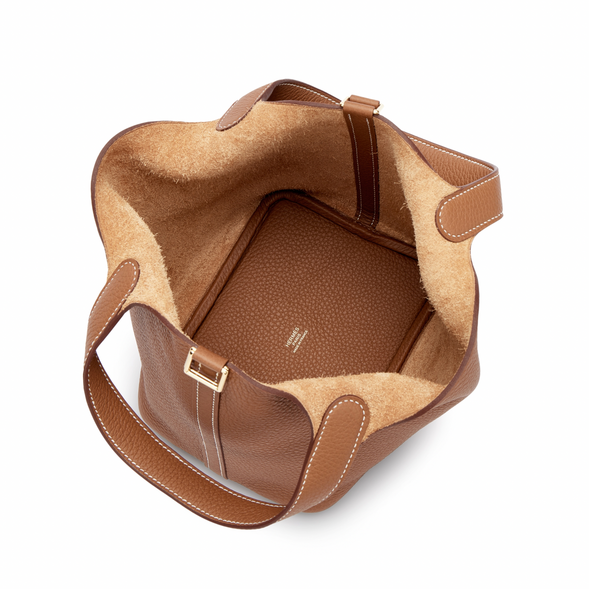 Hermes Picotin Lock 18 Clemence Gold Crowned Bag