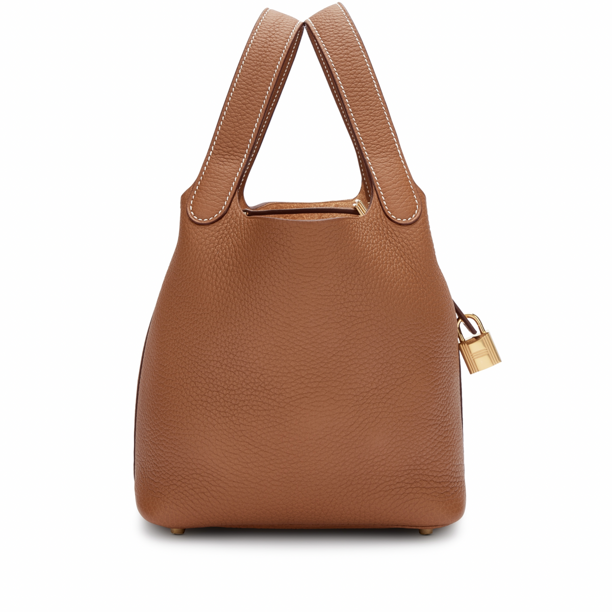 Hermes Picotin Lock 18 Clemence Gold Crowned Bag